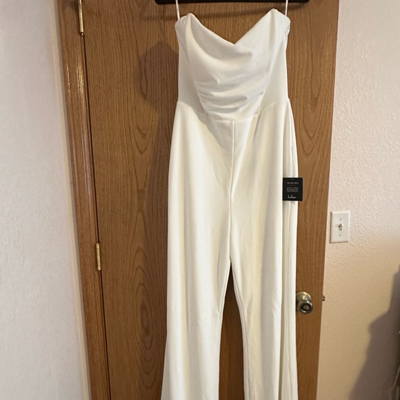 Lulus Pants - Unused white romper from Lulus. Originally $90.